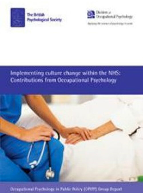 Implementing Culture Change Within the NHS