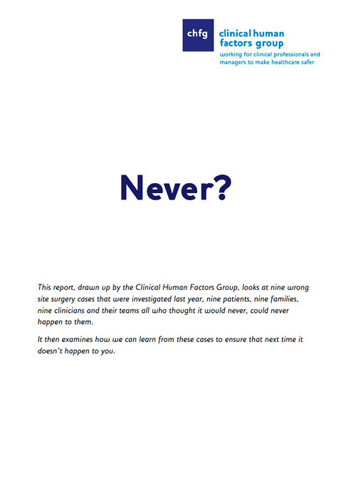 ‘Never?’ Report