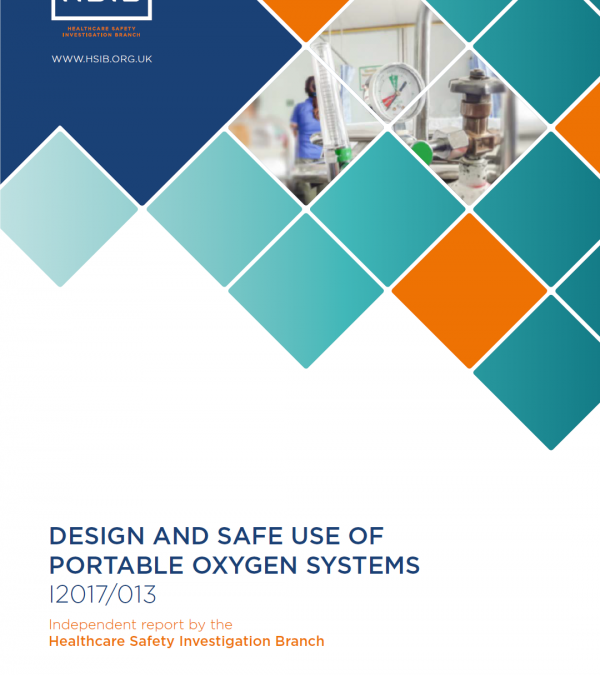 HSIB report on design and safe use of portable oxygen systems