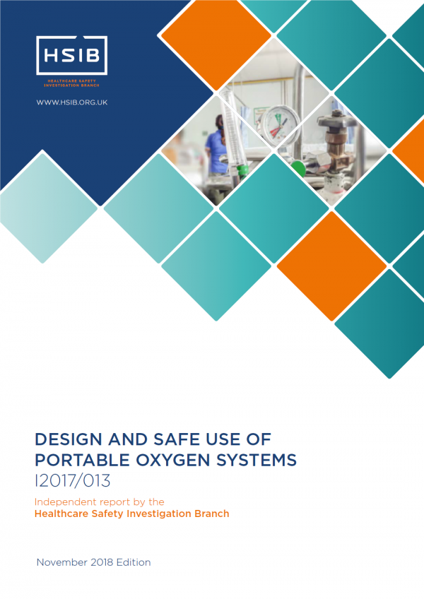 HSIB report on design and safe use of portable oxygen systems