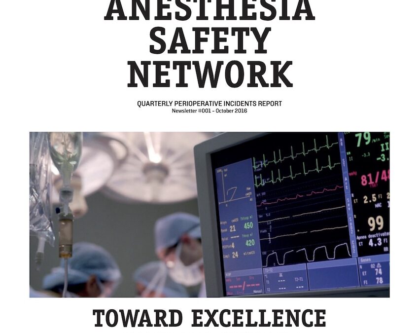 Anaesthesia Safety Network Newsletter April 2019