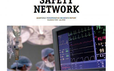 Anesthesia Safety Network Newsletter July 2019