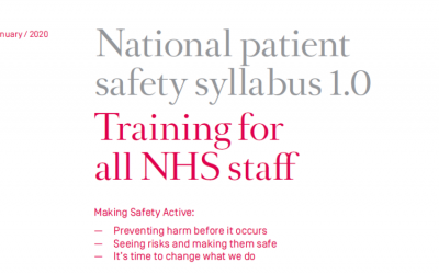 National Patient Safety Syllabus consultation response