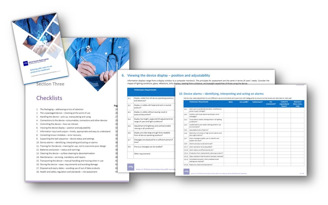 Specifying, buying, assessing any healthcare products?