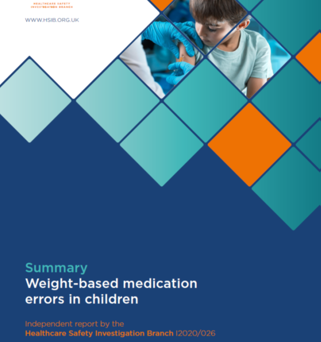 Weight-based medication errors in children