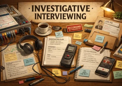 Investigation Toolkit #1: Investigative Interviewing
