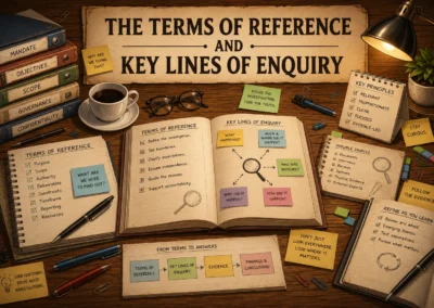 Investigation Toolkit #2: The Terms of Reference and Key Lines of Enquiry